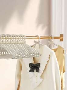 1pc Durable Clothes Hanger Non-Slip Space-Saving Drying Rack Easy To Organize Perfect For Bedroom Closet Wardrobe Bathroom Dorm Kitchen Home Storage Organization Solution Multifunctional Hanging System With Size Options Available Sturdy Heavy-Duty Design Practical Home Essential For Daily Use - View 4