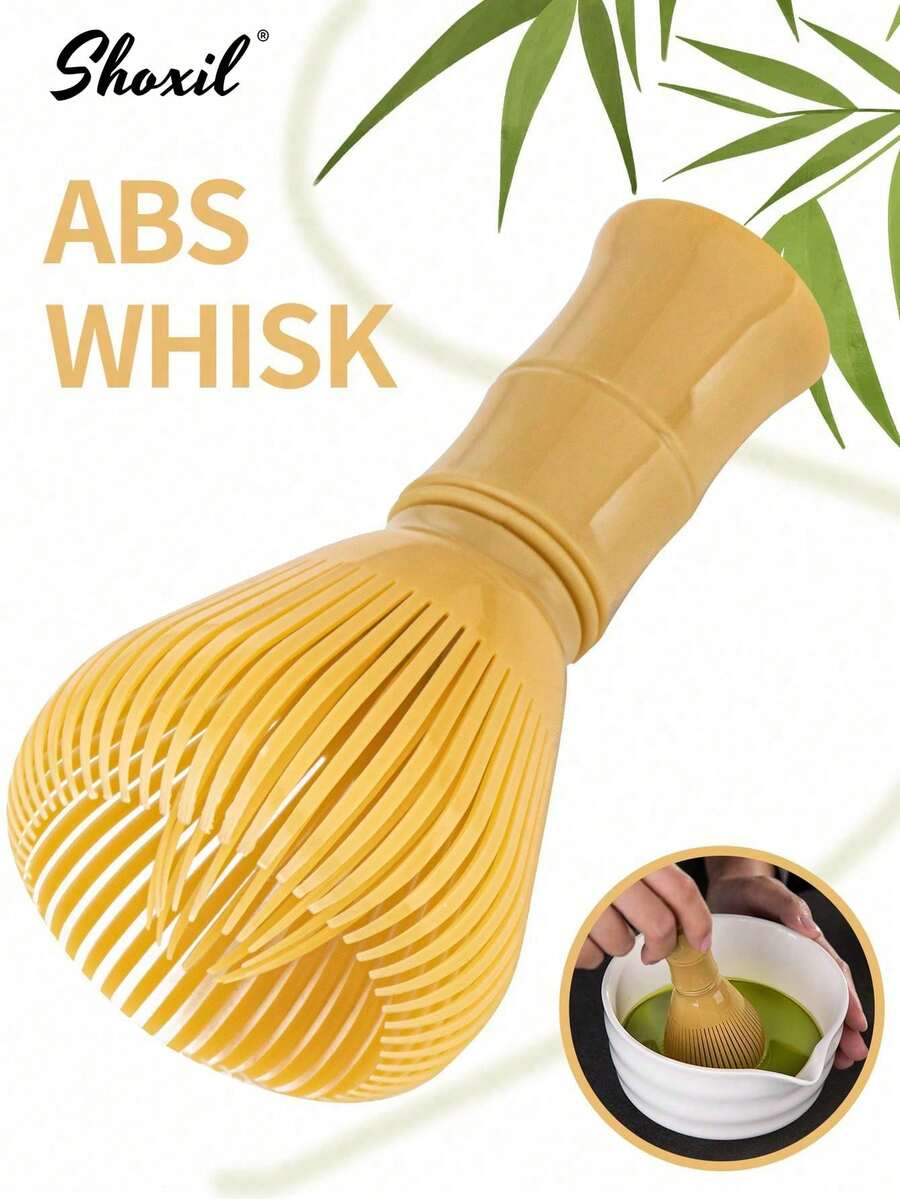 1pc Reusable Plastic Matcha Whisk, Durable Japanese Style Matcha Stirrer, Suitable For Home Kitchen, Cafe, DIY Beverages And Daily Use - Tea Whisk - View 1
