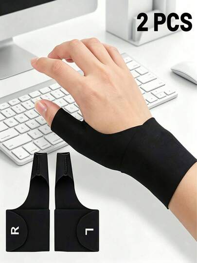 Đai đỡ cổ tay và ngón cái, Đai hỗ trợ cổ tay có bộ phận giữ cố định ngón cái - Hỗ trợ công thái học cho việc đánh máy, làm việc trên máy tính và các hoạt động lặp đi lặp lại.
