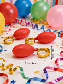 1个喷水圈玩具，喷水派对折扣恶作剧道具玩具，恶作剧喷水圈套装，吵闹塑料户外派对袋，生日礼物，圣诞礼物，新年礼物，派对礼物 - 彩色 - 查看 13