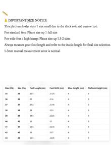 女士复古英伦风豹纹厚底乐福鞋，一脚蹬休闲学生鞋 - 黑色 - 查看 8