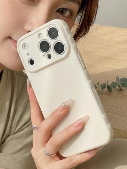 Ốp lưng điện thoại hình trái tim 3D thời trang cho iPhone 17Promax 16Pro 15 14Plus 13 12 Chống sốc, bảo vệ toàn thân, vỏ mềm