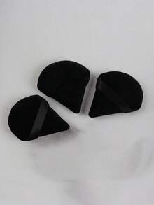 3pcs/8pcs/15pcs/24pcs Triangle Flocked Beauty Makeup Sponge Sets, Soft Fluffy Textured, For Face/Body Powder Puff, Cosmetic Mixing Tools Assorted Sets,Makeup,Cheap,Room Decor,Vanity,Travel,Bedroom,Makeup Accessories,Puff,Makeup Blender,Powder Puff,Makeup Sponge,Cheap,Stocking Stuffers,Makeup,Makeup Tools,Cheap Stuff,Gifts,Gifts For Women,Christmas Gifts,Giveaways,Travel,Cheap Stuff,Travel Essential - 黑色 - 查看 11