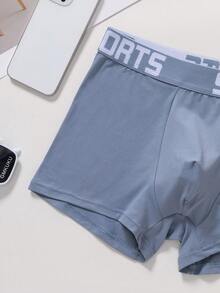 2 piezas de calzoncillos tipo bóxer para hombre talla grande, transpirables, cómodos, color aleatorio - Multicolor - Ver 9