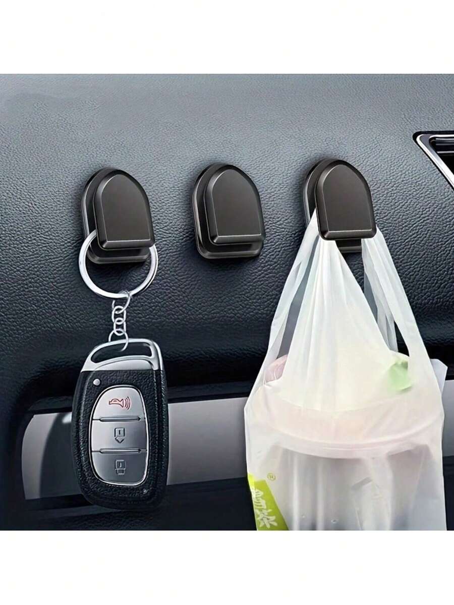 6pcs Multi-Function Invisible Car Hooks - Maximize Space Utilization, Hidden Design, Versatile & Practical - Easily Organize Your Car Interior