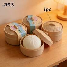 2个装捏捏乐玩具，面包造型，派对小礼物，采用超弹力可捏材质，有效缓解压力，可手持或放置于桌面，适合作为派对和节日礼物！成人减压玩具 - A - 查看 9