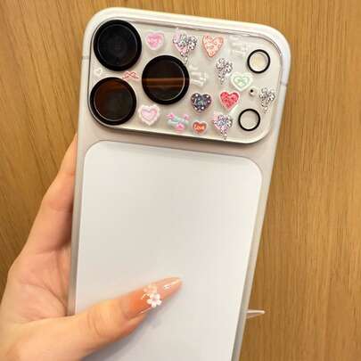 Miếng dán màn hình điện thoại hình nơ màu sắc tinh tế, phù hợp với Apple 17 Pro/17 Promax, chống nước, chống rơi vỡ, chống trầy xước.