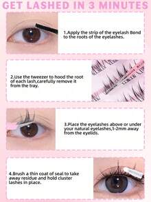 88 sợi mi giả tự dính, nhiều độ dài, kiểu dáng mềm mại, không cần keo, mi giả rời mềm mại, nối mi tự dính DIY, mi giả dán sẵn, mi giả cong chữ C tự nhiên giúp mi dài hơn, không cần keo hoặc nước tẩy trang, mi giả, mi giả từng sợi, mi giả. - C - Xem 8