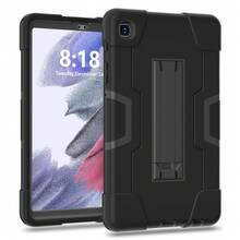军工级防摔防震坚固平板电脑保护套，适用于三星 Galaxy Tab A7 Lite/A9/A9 Plus/A11 8.7英寸/A11 Plus 11英寸 S9 S9FE S10 S10Lite，也适用于 X115N T220/T225 X210/216B/218 X230/X236 X230/X236，带支架 - 黑色 - 查看 14