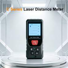 50m Laser Distance Meter IP54 Rangefinder Digital Handheld Tape Measure RED With Portable Bag With 2 Level Bubble - C-50 - View 2