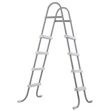 4-Step 52in Above Ground Pool Ladder With Sturdy Iron Grey Frame And White Non-Slip Steps, Durable Outdoor Pool Access, Easy Climbing And Maintenance, Ideal For Backyard Pools, Garden Pools, Patio Pools, Summer Fun, Pool Parties, Water Activities, Family Gatherings, Outdoor Recreation, Pool Exercise, Seasonal Pool Setup, Heavy-Duty Construction, Weather-Resistant Design, Stable And Reliable Support, Convenient Outdoor Use - A - Xem 10
