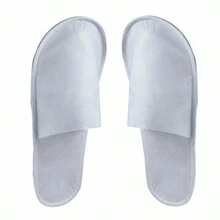 20 Pairs Disposable Terry Towelling Slippers For Spa Hotel Guests, Closed Toe Bulk Pack - Suitable for Both Men and Women - View 11