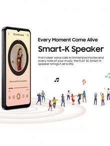 Blackview OSCAL FLAT 3C Smartphone Global Version 6.56-Inch Screen 32MP Rear Camera + 13MP Front Camera Unisoc T310 Processor Up To 2TB Max TF Card Capacity 5000mAh Battery - Orange - View 6