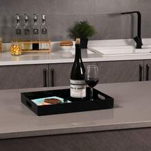 1 Khay acrylic cao cấp trong suốt, dùng đựng trái cây, đồ dùng trong khách sạn và gia đình, hộp đựng mỹ phẩm bằng acrylic. - Trong sáng - Xem 7