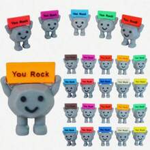 5/10pcs "You're Awesome" Mini Decor - Positive Motivational Gift, Inspiring Stone Decor, Party Decoration, Stone Ornaments, Gift Bag Filler And Rewards. Suitable For Gifting To Family, Coworkers, Employees, Teachers, Friends As Birthday Encouragement Gift, Also Can Be Used For Room Decor And Office Desk Decor - Multicolor - View 9
