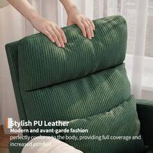 Huisuilinss Nursery Rocking Chair With/Without Footrest,Modern Glider Rocking Chair With Side Pockets And Pillow,Accent Armchair,Nursery Chair For Living Room Bedroom Nursing Room - Green Corduroy With Footrest - View 6