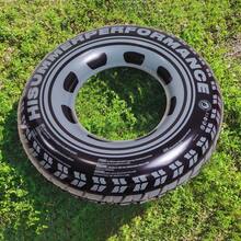 Inflatable Tire Shaped Swimming Ring, Made Of PVC Material, Suitable For Outdoor Play, Ideal As A Gift For Children On Easter, Birthday, Christmas, And Halloween - Multicolor - View 9