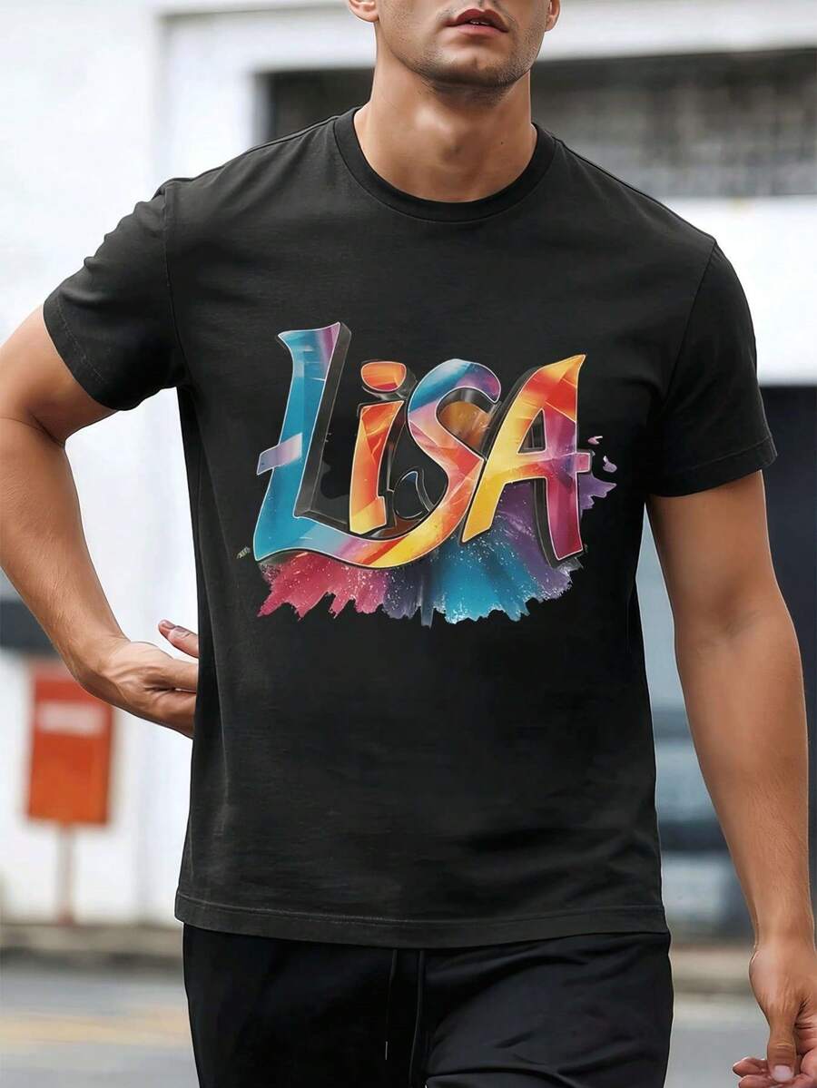 T-shirts pour hommes - Noir - Voir 1