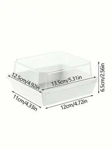 10 hộp giấy vuông đựng xúc xích, có nắp trong suốt an toàn, thích hợp đựng dâu tây, bánh quy, bánh ngọt, bánh brownie, bánh cuộn quế, kẹo, sô cô la, bánh macaron, bánh mì sandwich, dùng trong đám cưới, tiệc tùng và các dịp đặc biệt, phụ kiện nhà bếp, dụng cụ làm bánh, sắp xếp và bảo quản đồ dùng nhà bếp. - Nhiều màu - Xem 10