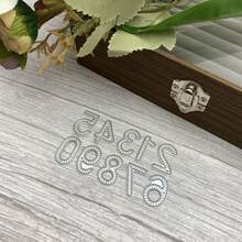 Cetakan Pemotong Logam Bunga Angka 0-9, Cocok untuk Pembuatan Kartu, Embossing, Scrapbooking, Kerajinan Kertas, Pembuatan Kartu, Album Foto, Dekorasi Stempel DIY - MC671+MC1182 - View 11