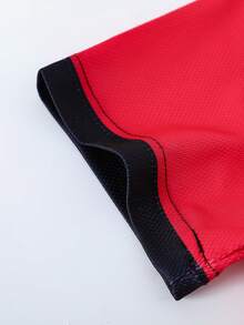 2pcs Boys' Sports T-Shirts, New Arrival Kids' Breathable Moisture-Wicking Sports Jerseys, Outdoor & Daily Wear - Multicolor - View 6