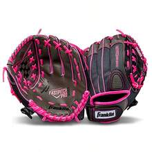 Baseballs & Softballs - Pink and Gray - View 2