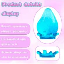 2 Packs Dream Squishy Drop Stress Balls For Adults Fidget Toys Adults, Fidgets Silicone Sensory Toys For Kids Autism, ADHD, Sensory Stress Relief Toys Birthday Day Gifts (Blue Pink) - 藍色 - 查看 5