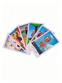 50pcs Classic Tarot Oracle Card Game, Leisure & Entertainment, Family Gathering, Holiday, Party Game Activities - Multicolor - View 6