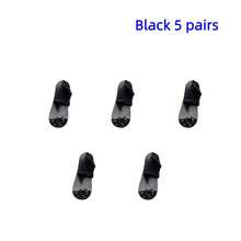 1/5 Pairs Women's Mesh Breathable Lace Spring Summer Short Socks - Black - View 6