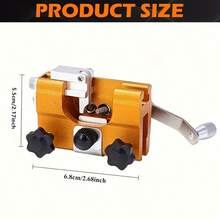 Afilador portátil de cadena de sierra, kit de herramientas para afilar cadenas de sierra, afilador rápido de cadena de sierra, afilador portátil de cadena de sierra accionado a mano, accesorio eléctrico para afilar cadenas de sierra, adecuado para varias sierras de cadena - Amoladora de cadena manual - Ver 8