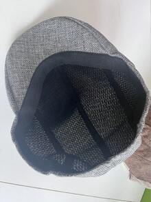 1/2 Stücke Retro Zeitungsjungen Mütze, Vintage Stil Ivy Mütze, leicht atmungsaktive flache Kappe, unisex niedliche karierte Zeitungsjungen Mütze, unisex neutrale Baker Boy Mütze, weicher Taxifahrer Hut, Y2K Streetwear Accessoire, geeignet für Lässig, Reisen und Wochenende - Verschiedenfarbig - Übersicht 7