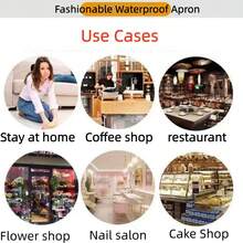 A Solid-Colored Cross-Fronted Sleeveless Apron, A Simple And Stylish New Design For Home Kitchens. Waterproof And Oil-Resistant, Perfect For Cooking And Dining Purposes. - Multicolor - View 10