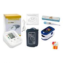 Blood Pressure Monitor. White Arm Sphygmomanometer - ALPS-GRAY - View 1