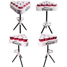 Versapong Juego de Mesa de Cerveza portátil con Funda de Transporte y Bolas - como en la foto - Ver 2