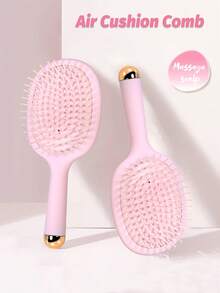 1 chiếc lược massage da đầu chống tĩnh điện có đệm khí, thích hợp sử dụng tại nhà, nhỏ gọn, lược chải tóc mượt mà, dụng cụ tạo kiểu tóc, phụ kiện tóc, bộ dụng cụ tạo kiểu tóc. - Nhiều màu - Xem 7