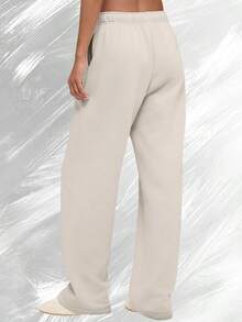 Accolade Straight Leg Sweatpant - Bone - 查看 2