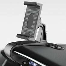 Universal Car Dashboard Navigation Phone Holder With Parking Number Plate Sticker, 360° Rotation, Great Gift For Family And Friends - A - View 2