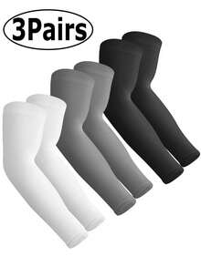 3/2/1 双装防紫外线降温臂套，纹身遮盖套，男女通用，适合青少年、夏季、节日等场合 - A - 查看 1