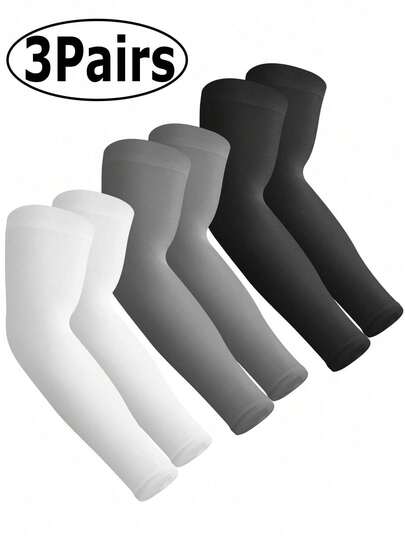 Bộ 3/2/1 ống tay chống tia UV, thoáng mát, che hình xăm, unisex, dành cho thanh thiếu niên, mùa hè, lễ hội.