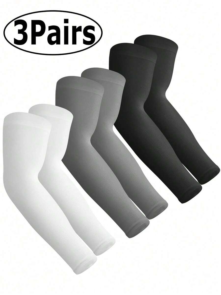 3/2/1 双装防紫外线降温臂套，纹身遮盖套，男女通用，适合青少年、夏季、节日等场合 - A - 查看 1