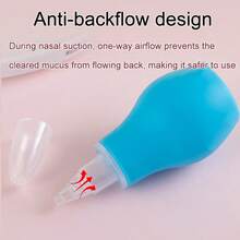 Manual Mucus Suction Device, Congestion Wash Cleaning Tool, Silicone Pump Aspirator - Multicolor - View 5