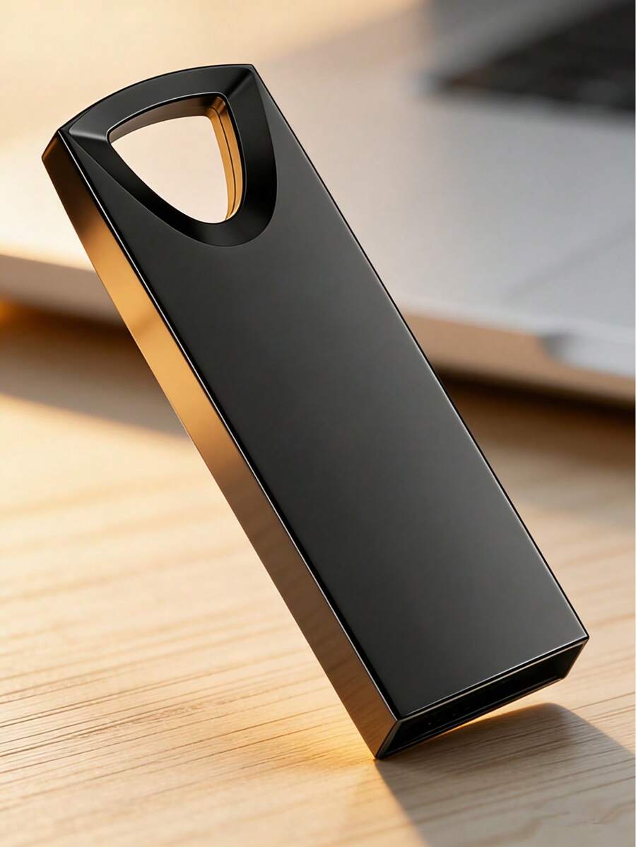 BIYETIMI High-Speed USB 2.0 Flash Drive, 8GB Waterproof Metal Thumb Drive, Portable USB Memory Stick For Data Storage, Backup & Transfer, Compatible With Laptop, PC, Car Audio - View 1