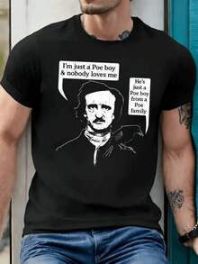 Camisetas masculinas plus size - Preto - Ver 1