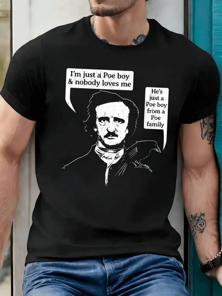 Camisetas masculinas plus size - Preto - Ver 1