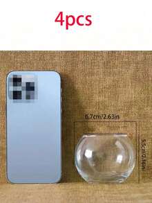 5pcs Transparent Glass Candle Holders, Votive/Floating Candle Holders, Round Vase Holders For Wedding, Engagement, Bridal Shower, Party Table Centerpieces, Glass Wishing Candle Holders, Glass Tea Light Candle Holders, Round Tea Light Candle Holders For Dining Table, Wedding, Rehearsal Dinner, Outdoor Events And Holiday Celebrations, Empty Clear Candle Holders - Multicolor - View 12