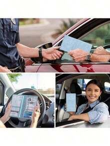 Car License Plates And Card Holders, Vehicle Identification Proof Storage Boxes, Car Interior Accessories, Suitable For Both Male And Female Teenagers To Use. - Dark Brown - 查看 2