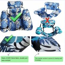 Thickened Inflatable Pool Float, Unisex Inflatable Lounge Chair & Pool Float, PVC + Oxford Fabric Material, Suitable For Pool, Lake, Beach And Yard Party, Outdoor Water Fun, Summer Water Fun, Float Like A Boss, Relax Like A King, Sip, Sunbathe, Float - Perfect Summer - A - View 5