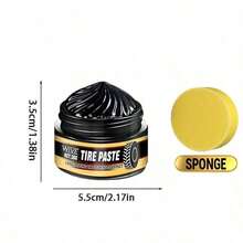 轮胎蜡持久保护油，汽车塑料部件及汽车配件翻新及划痕去除膏 - 均碼 - 查看 9