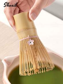 shoxil 2pcs Decorative Bamboo Matcha Chasen Whisk, 100 Prongs Handmade Natural Bamboo Tea Mixer With Variety Charms - Tea Whisk - View 21