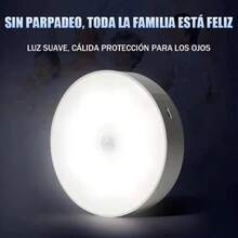 1pc Wireless Motion Sensor Wall Light, Rechargeable Night Light, Automatic On/Off In Dark, For Kitchen, Bedroom, Living Room, Hallway, Decor - Multicolor - View 6
